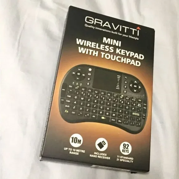 New in Box Gravitti Mini Wireless Keypad - Picture 2 of 4